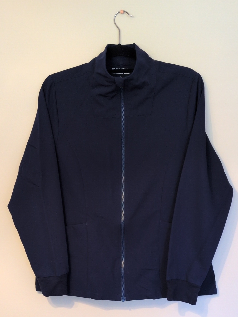 Mandala Women's Modern Scrub Jacket Navy Size Medium